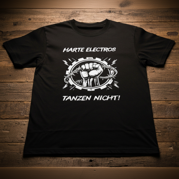 HARTE ELECTROS TANZEN NICHT! (T-Shirt, m/w)