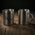 Tasse (Edelstahl, doppelwandig)