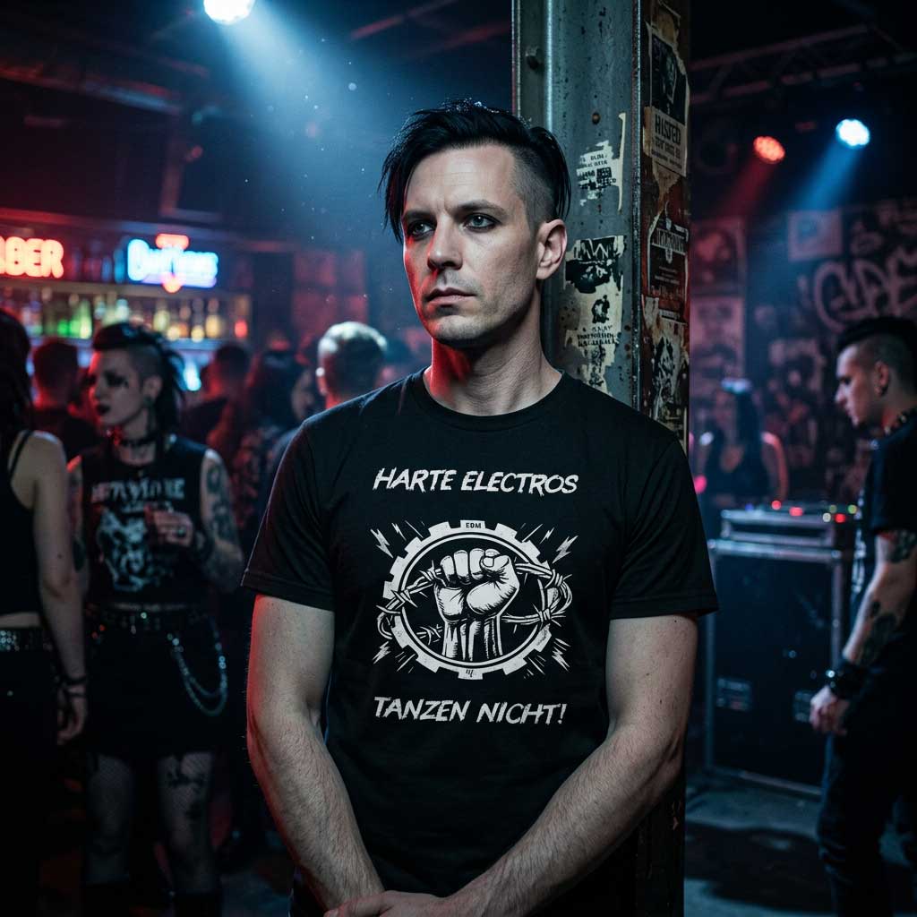 HARTE ELECTROS TANZEN NICHT! (T-Shirt, m/w)